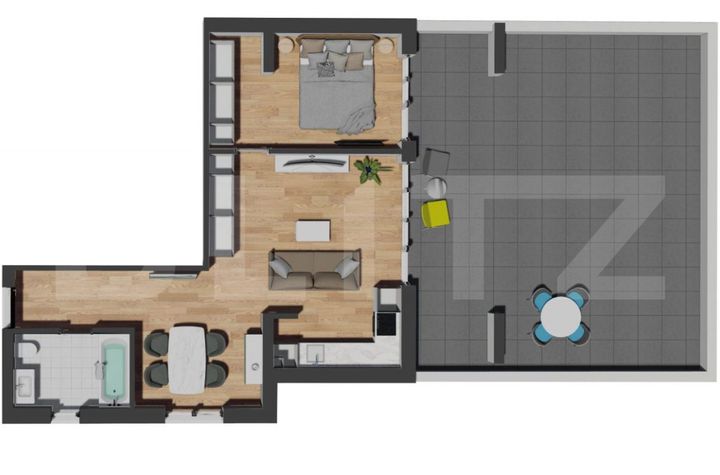 Apartament 2 camere de vanzare FLORESTI - Cluj anunturi imobiliare Cluj