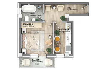 Garsonieră de vanzare CUG - Iasi anunturi imobiliare Iasi