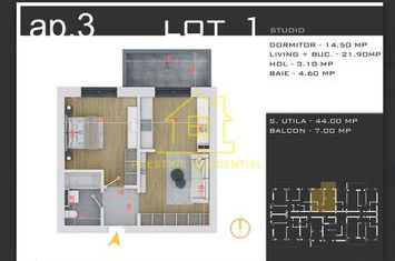 2Cam/ 51mp/ Titan-Pallady/ Premium/ Balcon 7mp/ P+3 anunturi imobiliare Bucuresti