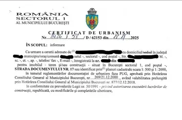 GIULESTI | Teren intravilan 800mp | Certificat urbanism disponibil anunturi imobiliare Bucuresti