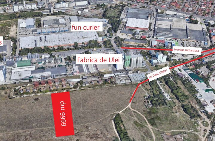 Teren intravilan zona industriala Fabrica de Ulei anunturi imobiliare Constanta