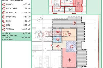 Popesti Leordeni - 2 camere cu 46mp terasa anunturi imobiliare Bucuresti