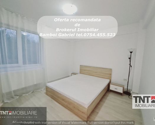 Apartament 2 camere Pacurari, 55 mp