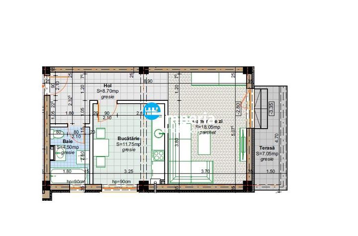 Garsonieră de vanzare POPAS PACURARI - Iasi anunturi imobiliare Iasi