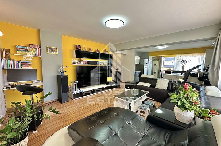 Penthouse cu 3 camere si 2 bai, mobilat si utilat in Giroc la asfalt. anunturi imobiliare Timis