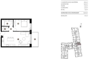 Apartament 2 camere de vanzare CLUJ-NAPOCA - Cluj anunturi imobiliare Cluj