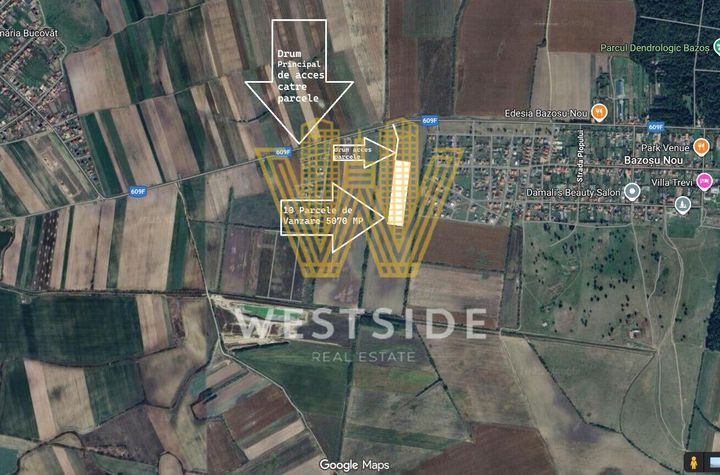10 Parcele de vanzare, in Bazos anunturi imobiliare Timis