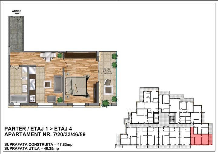 Apartament 2 camere de vanzare BISTRITA - Bistrita-Nasaud anunturi imobiliare Bistrita-Nasaud