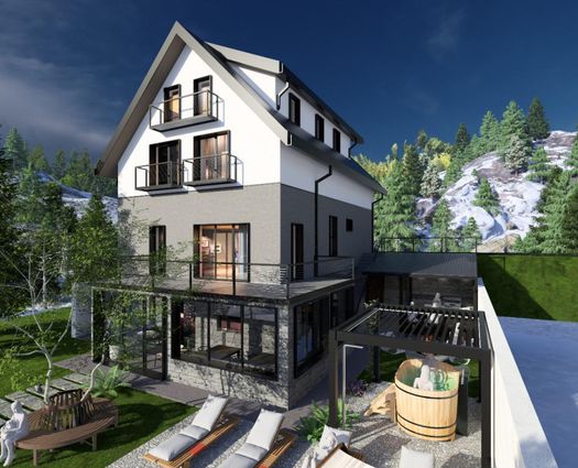 Vilă 7 cam Paltinis, 210 mp, P+1+M