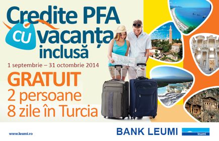 Creditele pentru profesii liberale de la Bank Leumi te trimit garantat în vacanță