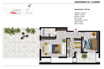 Apartament 2 camere cu terasa metrou Anghel Saligny 3min Finalizat anunturi imobiliare Bucuresti