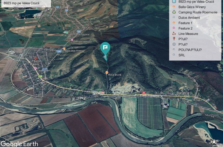 Teren pe Valea Crucii, Păuliş, jud. Arad anunturi imobiliare Arad