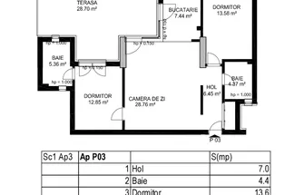 Apartament 2 camere de vânzare Bucuresti - Bragadiru