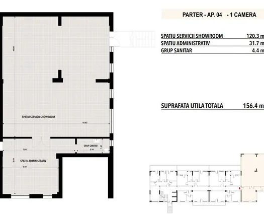 Spațiu comercial Berceni, 156 mp