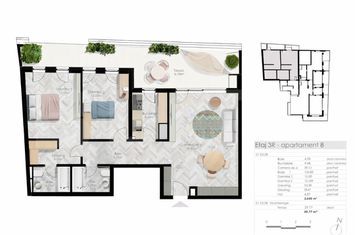 Apartament 3 camere de vanzare CLUJ-NAPOCA - Cluj anunturi imobiliare Cluj