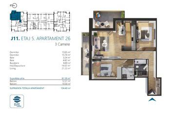 Apartament 3 camere de vanzare CLUJ-NAPOCA - Cluj anunturi imobiliare Cluj
