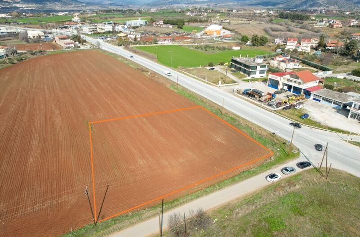 Teren 2.417 mp în Choristi, cu deschidere la DN Drama–Kavala anunturi imobiliare Grecia
