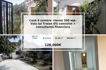 Casă - 4 camere de vanzare VALU LUI TRAIAN - Constanta anunturi imobiliare Constanta