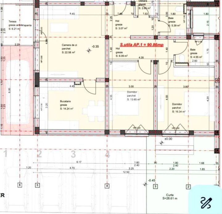 Apartament 3 camere de vanzare GIROC - Timis anunturi imobiliare Timis