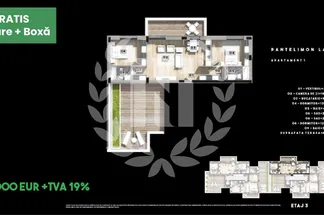 Apartament 3 camere de vânzare Bucuresti - Pantelimon