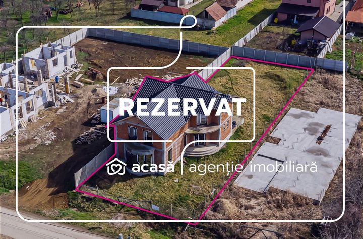 REZERVAT! Casă la roșu cu teren de 752 mp, Mandruloc. Arad anunturi imobiliare Arad