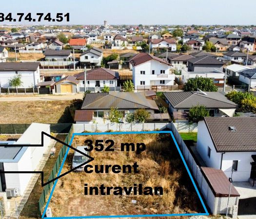 Teren Intravilan Comuna Berceni, 352 mp
