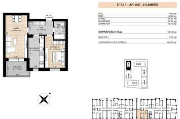 Rond OMV - Pipera - 2 camere - Faza 2 - Miluna Residence anunturi imobiliare Bucuresti