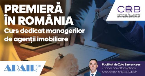 Premieră în România! Primul curs complet dedicat managerilor de agenții imobiliare