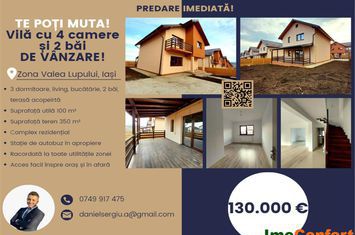 Vilă - 4 camere de vanzare VALEA LUPULUI - Iasi anunturi imobiliare Iasi