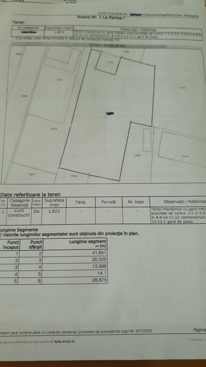 teren cartierul de vile anunturi imobiliare Constanta