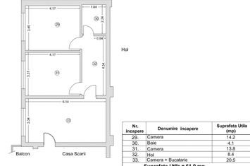 Apartament 3 camere de vanzare CONSTANTA - Constanta anunturi imobiliare Constanta