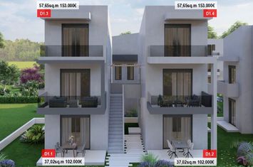 Apartament parter 37,02 mp — Olive Garden B, Paralia Ofriniou anunturi imobiliare Grecia