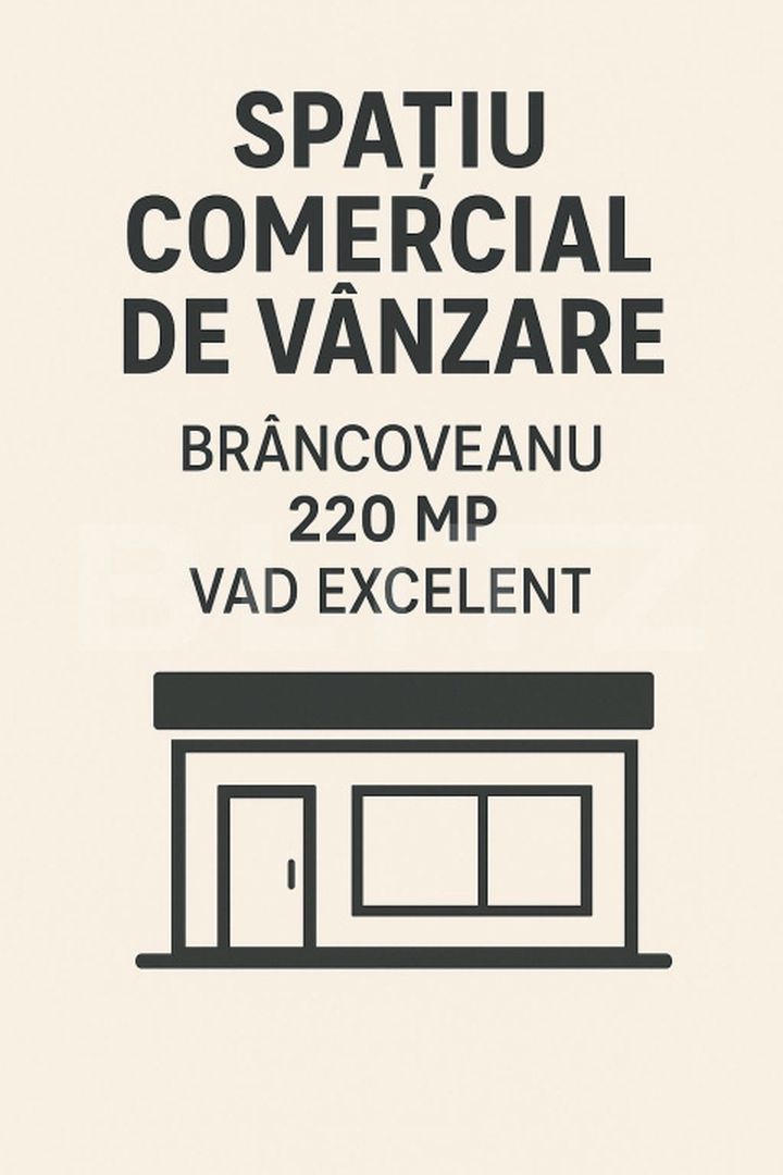 Spațiu comercial de vanzare BRANCOVEANU - Timis anunturi imobiliare Timis