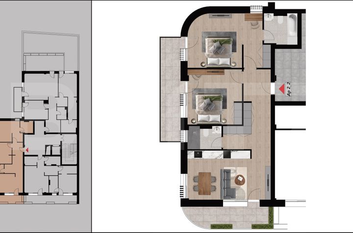 Apartament 3 camere de vanzare ORADEA - Bihor anunturi imobiliare Bihor