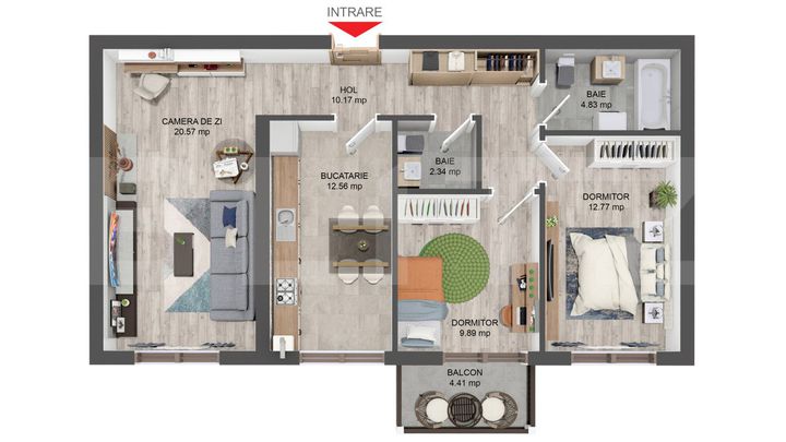 Apartament 3 camere de vanzare SELIMBAR - Sibiu anunturi imobiliare Sibiu