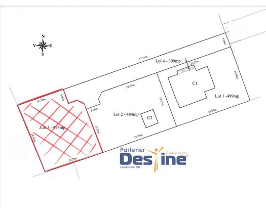 Teren Miroslava, 474 mp