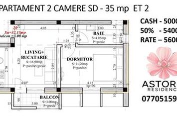 Apartament 2 camere de vanzare LUNCA CETATUII - Iasi anunturi imobiliare Iasi