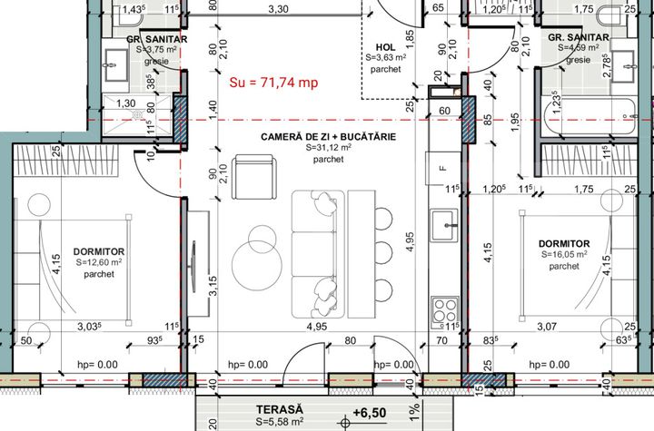 Apartament 3 camere de vanzare CLUJ-NAPOCA - Cluj anunturi imobiliare Cluj