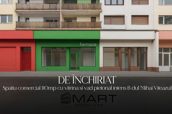Spațiu comercial de inchiriat MIHAI VITEAZU - Sibiu anunturi imobiliare Sibiu