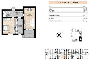 ROND OMV PIPERA - MILUNA RESIDENCE - APARTAMENT 2 CAMERE anunturi imobiliare Bucuresti