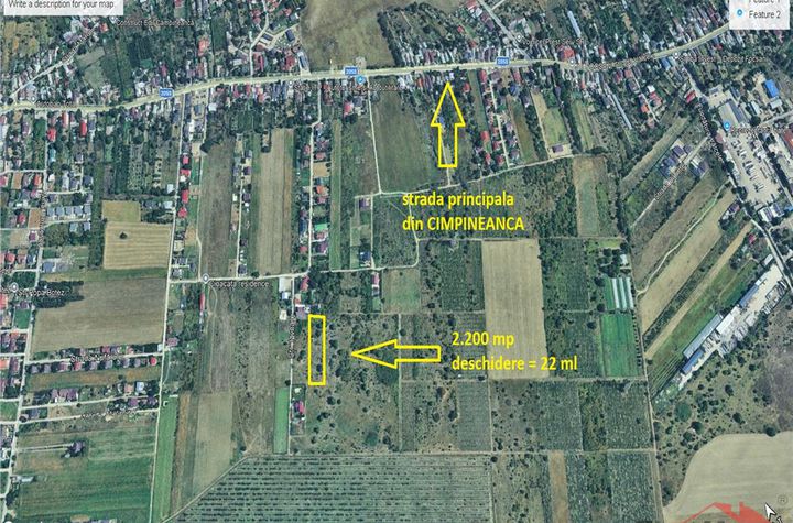 Teren Intravilan de vanzare VEST - Vrancea anunturi imobiliare Vrancea