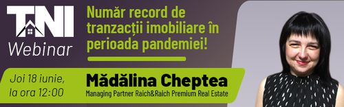 Webinar TNI:  Număr record de tranzacții imobiliare în perioada pandemiei!