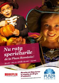 Halloween aduce la Plaza România un maraton de filme horror şi distracţii pentru cei mici