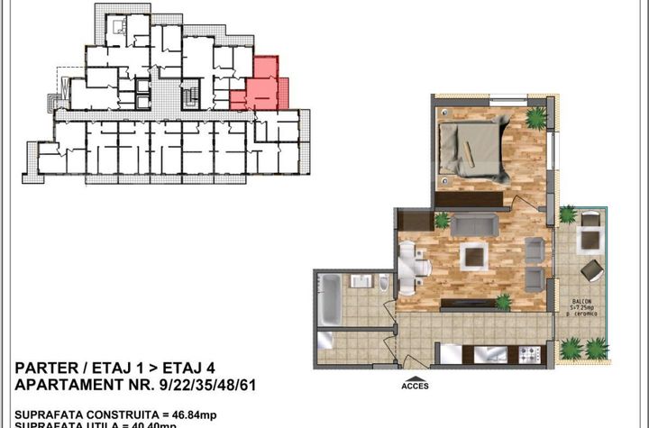 Garsonieră de vanzare BISTRITA - Bistrita-Nasaud anunturi imobiliare Bistrita-Nasaud