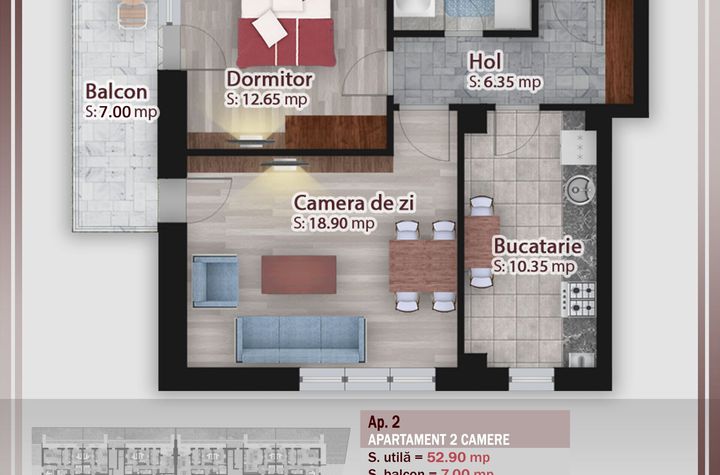 2 Camere decomandate – Parter, OFERTA PROMO Pallady 1 Decembrie anunturi imobiliare Bucuresti