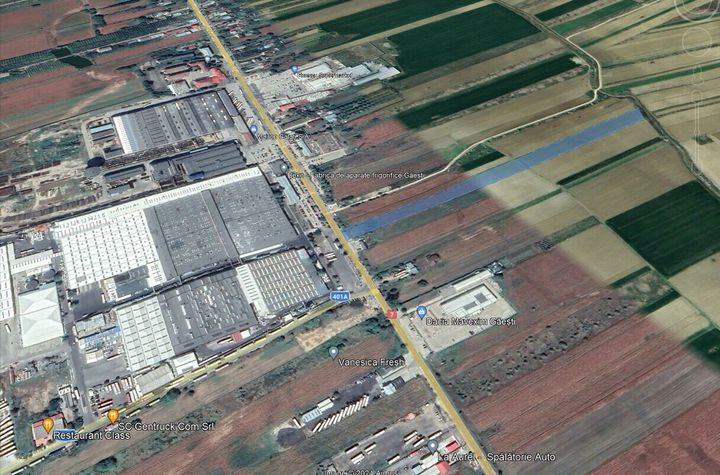VANZARE TEREN 15.070 MP. - DESCHIDERE 23 ML. LA DN7 - GAESTI anunturi imobiliare Dambovita