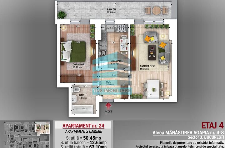 Apartament 2 Camere, Titan-Nicolae Grigorescu,Metrou anunturi imobiliare Bucuresti