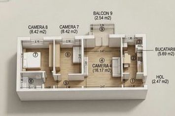 ZIMBRU, APARTAMENT CU 3 CAMERE, MOBILAT SI UTILAT, PARTER anunturi imobiliare Iasi