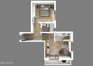 Apartament 2 camere 44 mp