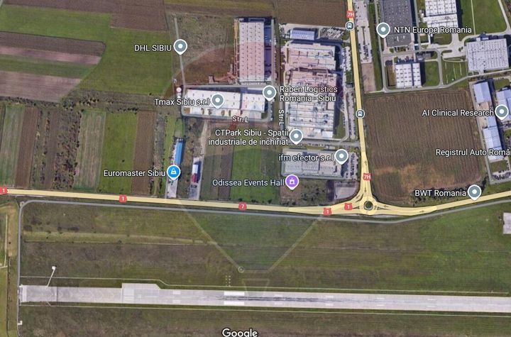Teren industrial de  vanzare in Cristian/Sibiu anunturi imobiliare Sibiu